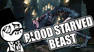 Blood Starved Beast Vs Threaded Cane  Bloodborne [upl. by Llekram]