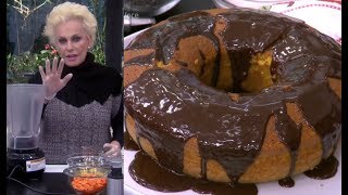 Bolo de cenoura com cobertura de chocolate  Ana Maria Braga [upl. by Efinnej]