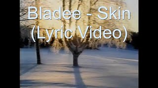 Bladee  Skin Lyric video bladee lyrics indie [upl. by Yesnek]