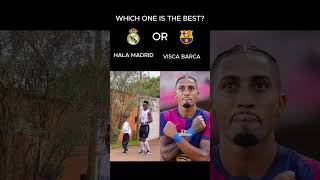 HALA MADRID Vs VISCA BARÇA  Prt 14 shorts dance music halamadrid viscabarça laliga [upl. by Baggett707]