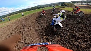 GCC Bühlertann XC Pro 2024 First Lap crash [upl. by Hume382]