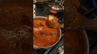 Spaghetti amp Mozzarella Stuffed Meatballs 🍝♨️ viralvideo viralshorts yt spaghetti cheese meat [upl. by Liman]