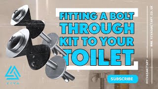 How to secure a cistern to pan with a Viva bolt through kit [upl. by Annahsirhc]