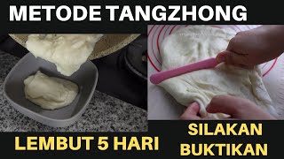 RESEP ROTI EMPUK METODE TANGZHONG [upl. by Rdnaskela700]