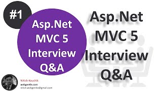 1 Introduction  AspNet MVC Interview questions amp answers [upl. by Trimmer]