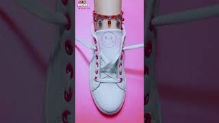 How to tie shoe laces Creative ways to tie shoelaces Shoes lace styles E20241 shoelaces shorts [upl. by Loyce]