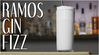 Ramos Gin Fizz Recipe  Worth the Effort [upl. by Bordie900]