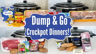 6 DUMP amp GO CROCKPOT DINNERS  The EASIEST Tasty Slow Cooker Recipes  Julia Pacheco [upl. by Oza]