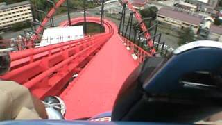 Eejanaika Roller Coaster POV  Fuji Q Highland Japan [upl. by Goldy133]