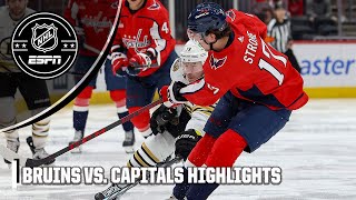 Boston Bruins vs Washington Capitals  Full Game Highlights  NHL on ESPN [upl. by Biel]