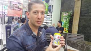 Indonesias Bintang 0 Radler Beer Review What NonAlcoholic beer Thats all you find sometimes [upl. by Airetak299]