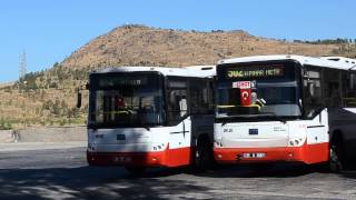 City Buses on Terminal IzmirTurkey ESHOT [upl. by Tamah]