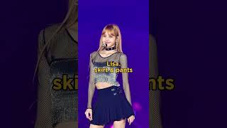 Which member look best wearing skirt or shorts ✨blackpink rosé trending [upl. by Rimidalg993]