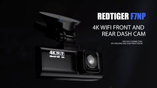 REDTIGER Dash Cam Front Rear 4K25K Full HD Dash Camera for Cars [upl. by Fabrianne669]