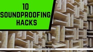 10 Cheap Soundproofing Hacks You Should Do [upl. by Ynaffital229]