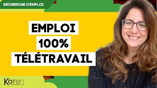 TROUVER UN EMPLOI 100 TÉLÉTRAVAIL  5 astuces infaillibles [upl. by Nageam]