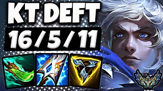 Ezreal vs Kogmaw ADC  KT Deft  Korea Challenger Patch 1412 ✅ [upl. by Atekihs]