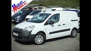 2017 Citroën Berlingo 625 Enterprise BlueHDi Euro 6 Small Refrigerated FREEZER amp Chiller Fridge Van [upl. by Ferne]