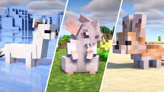 18 Amazing Minecraft Mods 1201 121 and below  SUPER CUTE Animals [upl. by Greenburg]