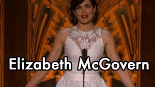 Elizabeth McGovern Salutes her Downton Abbey quotMotherquot Shirley MacLaine [upl. by Llorre797]