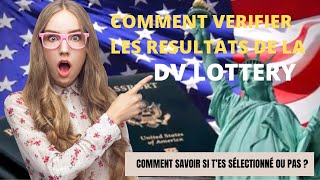 Comment vérifier les résultats de la Dv lottery [upl. by Thorsten]