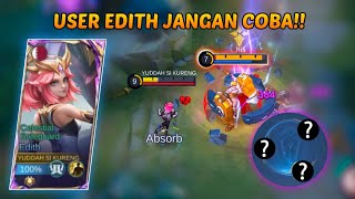 Edith Build amp Emblem Terbaru 2024  Best Build Edith 2024  Mobile Legends [upl. by Barncard]