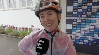 Ingvild Gåskjenn  Interview at the start  World Championships Road Race Zürich 2024 [upl. by Eve216]