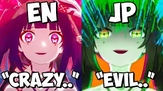 ENG VS JPN EVIL LAUGHT SPARKLE  HANABI Voice Honkai Star Rail HSR  Sparkle Crazy Laugh [upl. by Nlyak560]