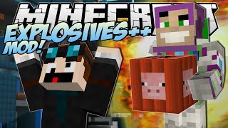 Minecraft  EXPLOSIVES  MOD The Greatest TNT EVER  Mod Showcase [upl. by Yssirk3]