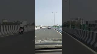 Driving on Ahmednagar Flyover Bridge bridge car [upl. by Hendren500]