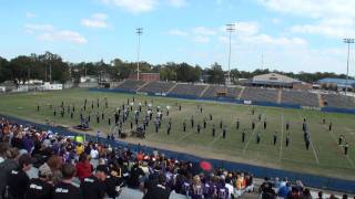 DeRidder Band Performs at 2011 Sulphur High School Marching Festival 1152011 [upl. by Eillek]