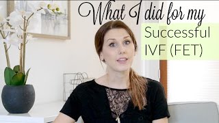 What I did for Successful IVF frozen embryo cycle [upl. by Anirahc]