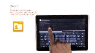 Comment synchroniser ses contacts icloud de apple avec une tablette android [upl. by Aisatsan]