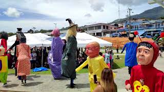 🎭 Mascarada y Cimarrona Escazuceña Tradicional Domingo Embrujado parte 4 Costa Rica 4K 2023 [upl. by Ainahtan]