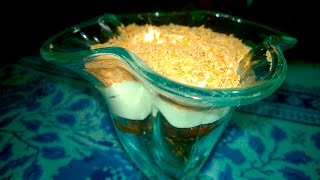 Dried Prunes with Walnuts in Cream  Russian Dessert Recipe [upl. by Suiramad]