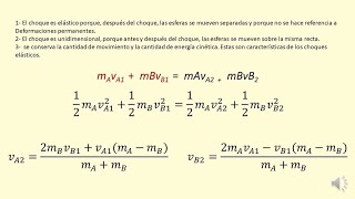 choques elásticos Ejercicio 2 [upl. by Hadeehsar780]