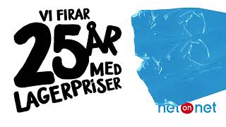 NetOnNet firar 25 år med lagerpriser [upl. by Summers366]