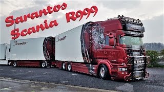 1st place quotBest of Showquot SCANIA R999 V8  Sarantos Petropoulos [upl. by Lilah]