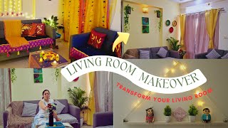 Simple living room makeoverTraditional to regular living room TRANSFORMATIONhome decor DIY Ideas [upl. by Domingo]