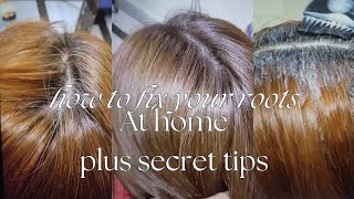 grey hair roots touch up grey hair coverage at home hair glossing at home [upl. by Freeland84]