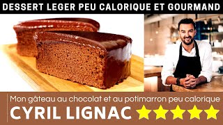 Cyril Lignac  Gâteau Chocolat au Potimarron Sans Calorie [upl. by Giliane]