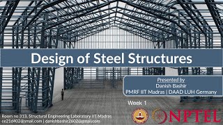 Week 1  Introduction to Design of Steel Structures [upl. by Didier]