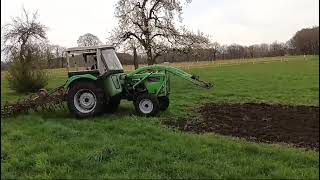 Deutz 4506s mit köckerling Gruberegge [upl. by Ecienal]