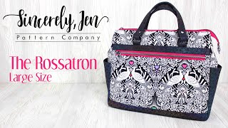 Sincerely Jen Patterns  The Rossatron  Size Large  Sew along [upl. by Nahshu]