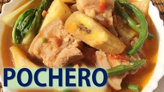 PORK POCHERO with PORK AND BEANS  POCHERONG BABOY  POCHERO [upl. by Norvell]