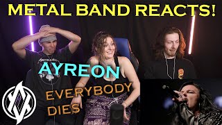 Ayreon  Everybody Dies Live REACTION  Metal Band Reacts REUPLOADED [upl. by Lowry]