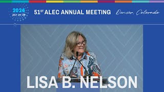 ALEC CEO Lisa B Nelson addresses the 51st Annual Meeting [upl. by Azer]