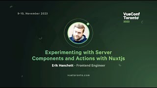 Experimenting with Server Components and Actions with Nuxtjs  Erik Hanchett [upl. by Dunton]