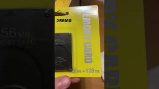 256 mb memory card obtained for PS2 [upl. by Laenaj]