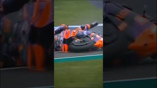 Fabio Quatararo20 crashes in training session phillipisland [upl. by Raseta]